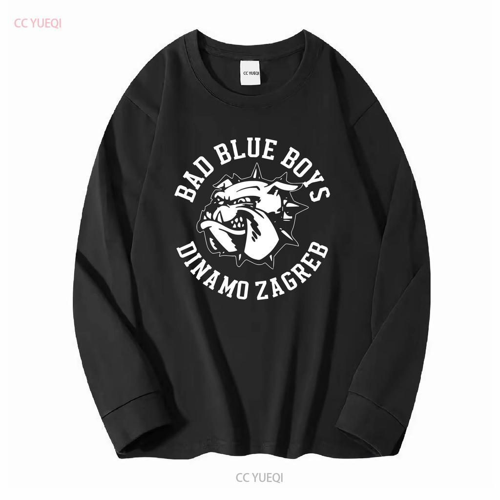 Dinamo Záhřeb Bad Blue Boys Tričko Ultras Chorvatsko dlouhý nebo krátký rukáv vintage Prané Unisex Pohodlná móda