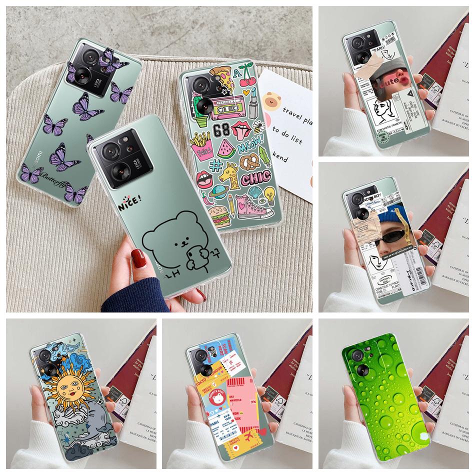 For Xiaomi 13T Pro Case Clear Coque Soft Silicone Transparent TPU Cover For Xiaomi Mi 13T Pro Phone Case For Xiaomi Mi 13T Funda
