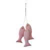 Ciondolo Pesce Mediterraneo Divertente Artigianale Rustico Piccolo Pesce Corda Serie Oceano Striscia Benedizione Pesce Decorazione da Parete Ristorante