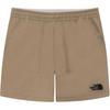 The North Face Solid Logo Three-Quarter Casual Shorts Unisex Shorts Camel NS6NR04L