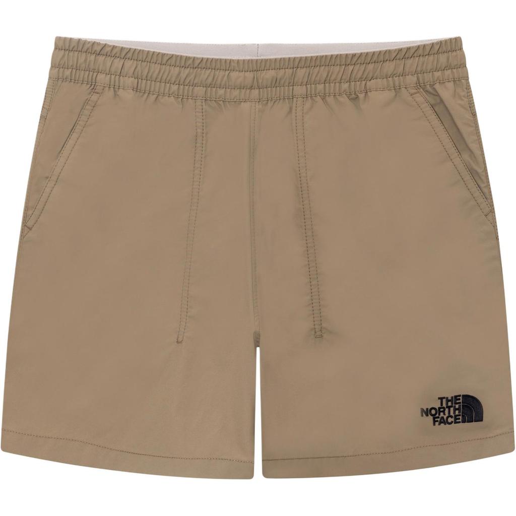 The North Face Solid Logo Three-Quarter Casual Shorts Unisex Shorts Camel NS6NR04L