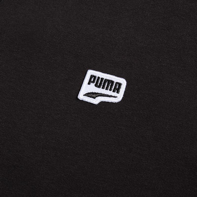 PUMA Sweatshirts Women's Black Crew Neck Moderate Regular 623455-01