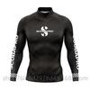 Mens UV Protection Rash Guard Long Sleeve Swim Shirt Snorkeling Diving Surfing Water Sports Wetsuit Top
