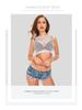2024 New Summer European & American Low-Waist Ripped Women's Denim Shorts