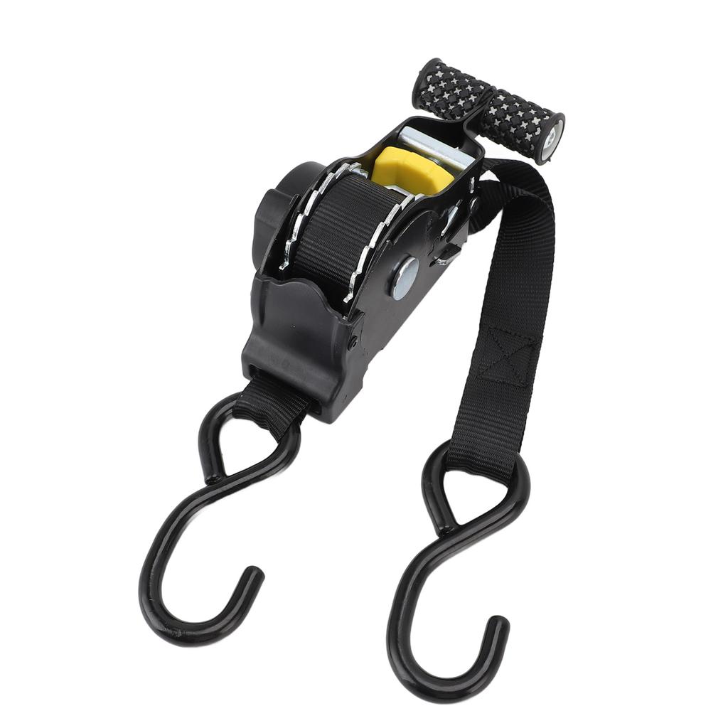 Einziehbarer Ratsche Zurrgurt 3m 679kg Bruchlast Selbstaufrollendes Spanngurt für LKW Ladung Anhänger ATV SxS