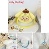 Plush Kids Crossbody Bag With Chiikawa Hello Kitty Usagi Design For Daily Use