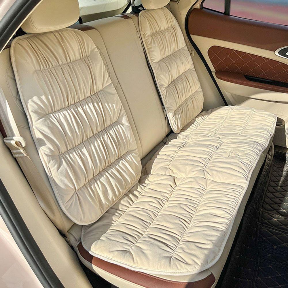 Plush Seat Cover Cushion Breathable Car Seat Decoration Car Seat Cushion  Cushion Back