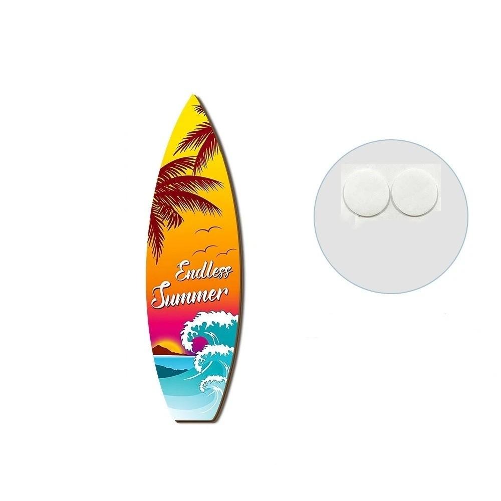 Retro Beach Surfboard Decor Summer Beach Themed Surfboard Ornaments  Living Room