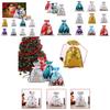 Adorable Large Christmas Gift Bag Set With Ribbon Perfect For Holiday Candy Storage And Wrapping Needs