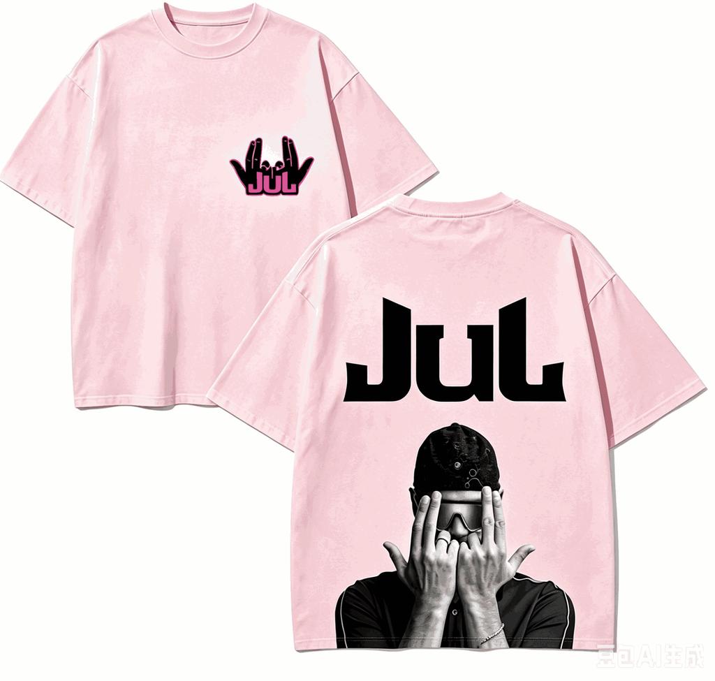 Rapper Jul Gift T-shirt Men Women Harajuku Oversized Unisex Short Sleeve Streetwear high quality Couples hot product Comfortable