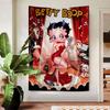 BBettyS Boop Colorful Tapestry Wall Hanging Hanging Tarot Hippie Wall Rugs Dorm Wall Art Decor