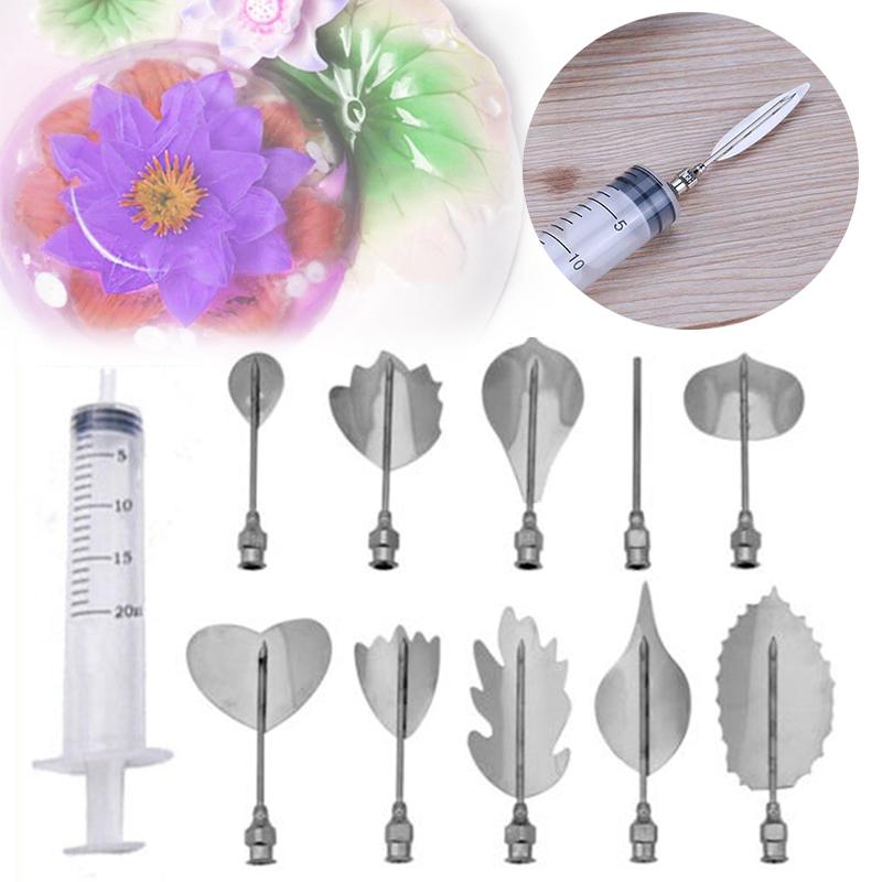 11Pcs/set 3D Jelly Art Jello Cake Syringe Decor Gracilaria Needles Gelatin GI8 11Pcs/set 3D Jelly Art Jello Cake Syringe Decor Gracilaria Needles Gelatin GI8