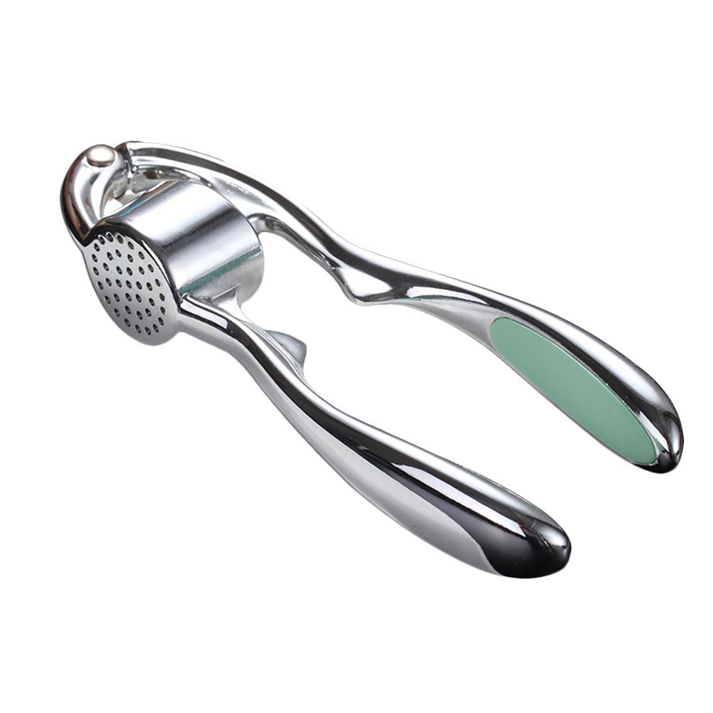 Garlic Press Zinc Alloy Arc Design Tool For Crushing Minced Garlic Easily Squeezer Mincer Machine