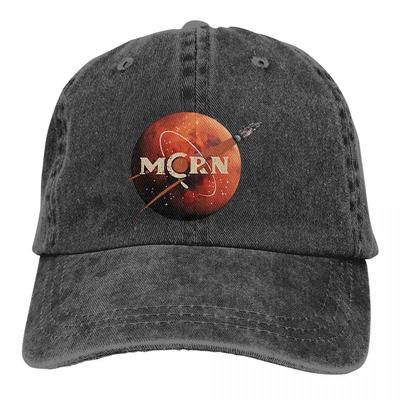 Washed Men's Baseball Cap MCRN Badge Trucker Snapback Cowboy Caps Dad Hat The Expanse Golf Hats