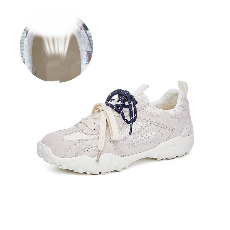 Fashion 2025 New Fashion Women's Casual Sports Shoes Breathable Mesh High Quality Lightweight Non Slip Running Shoes Lace-up Sneakers