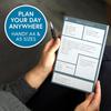 Daily Planner Notepad by Clear Mind Concepts - 100 Tear-Off Sheets, Undated To-Do List Pad, Thick 120gsm Paper for Productivity & Task Organization -