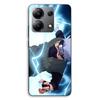 Phone Case - MANIACASE - Xiaomi Redmi Note 13 4G - TPU Silicone - Black - Naruto Pattern