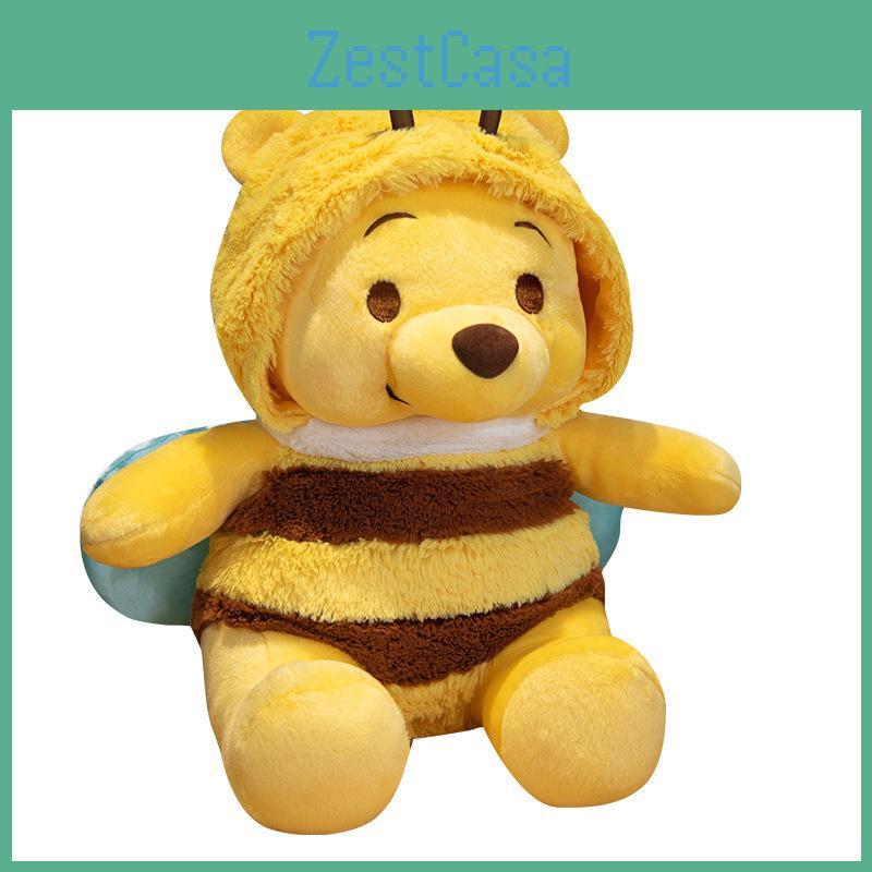 Pooh The Winnie Bee Bear Animal Cartoon  Doll Pillow Stuffed Doll Gift Child