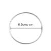 Fashion Stainless Steel Bangles Bracelets Gold Color Round Circle Bracelet For Women Party Jewelry 22cm - 18.5cm Long,1 PC