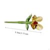 Mini Glass Flower Artificial Crafts Decorative Ornament Decoration for Mom Wife Mother's Day