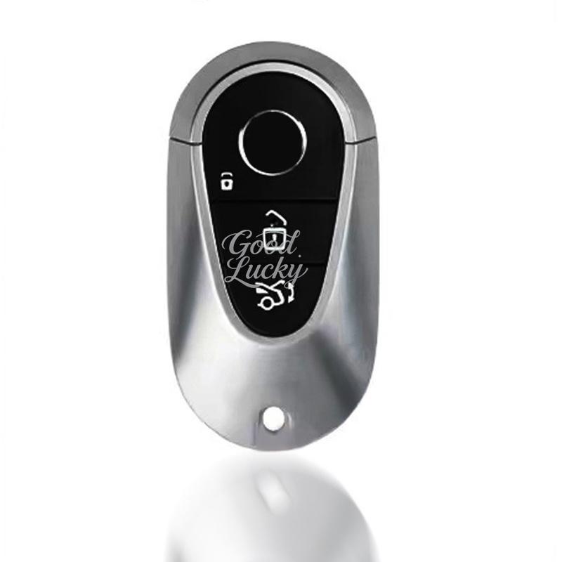 Car LOGO Metal Key Case Bag Smart Remote Key Protection Shell For Mercedes Logo Benz AMG W203 W206 W220 W211 W212 W210 GLC GLK CY4