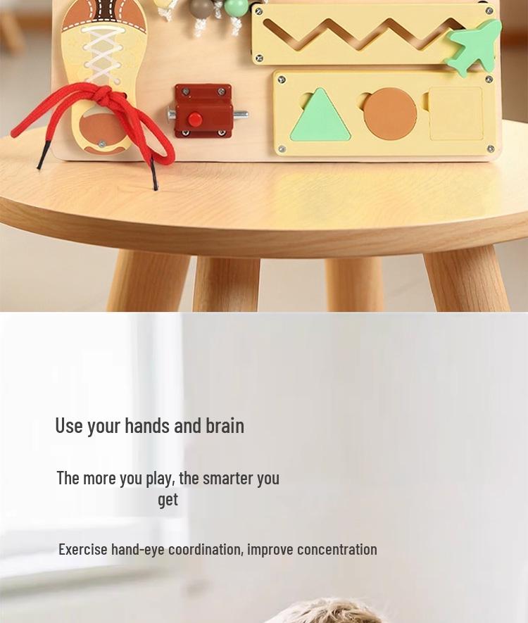 Best-selling Busy Board: Multifunctional Sensory Learning Toy for Children Aged 3-6.