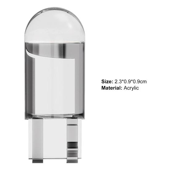 10Pcs T10 License Plate Lamp High Brightness Universal Waterproof 12V COB Auto LED Instrument Lamp for Turn Light