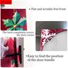 Christmas Door Cover, Adding a Festive Christmas Atmosphere, a Great Decoration for the Door, Made of Elastic Fabric
