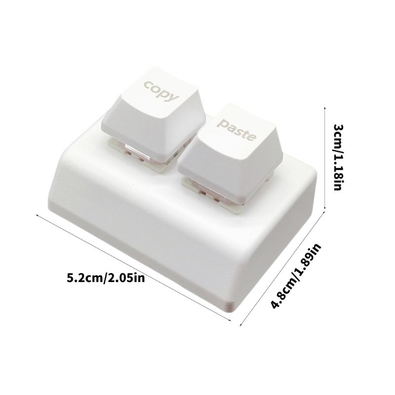 USB Mechanical Gaming Keypad With 2 Customizable Keys, Color Backlit Keyboard Programmable Hot Swap Keypads