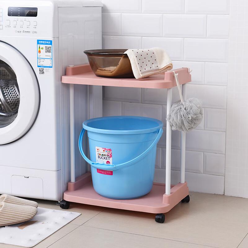 

Multi-Tier Plastic Bathroom Storage Shelf