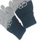 Dior 213MG01AT481 Bicolor CD Logo Gloves Accessories Gloves Wool gray/Black