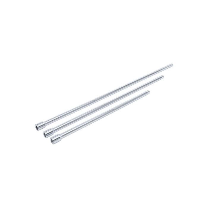 Rallonges pour clé à cliquet - BGS - 92237 - 3 pcs - 450/600/750 mm - Acier au carbone