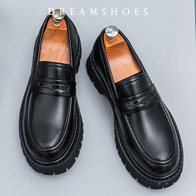 

Модные мужские туфли из кожи на платформе, высокие классические удобные туфли с круглым носком, на шнуровке, деловые туфли, модная повседневная обувь для свадебной вечеринки 38