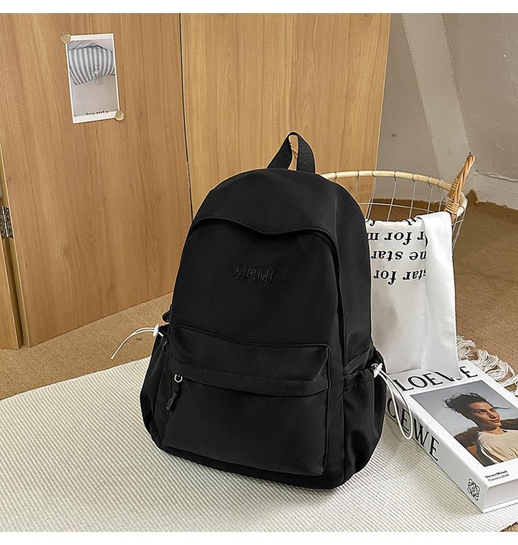 School Bag Niche Design Backpack Girls High Value Light Color School Bag Elementary School Students Versatile Large Capacity Backpack