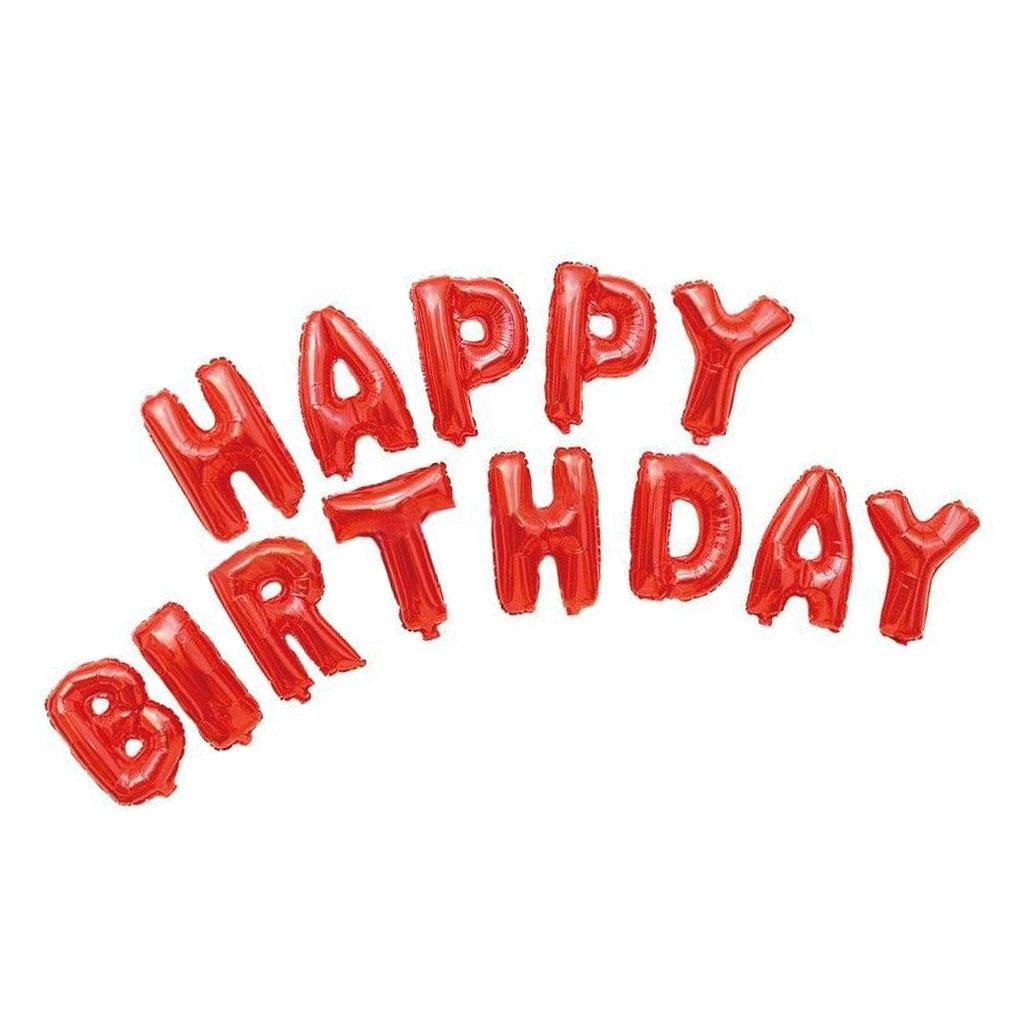 13 teile/satz 16 Zoll Alles Gute Zum Geburtstag Aluminium Ballon Geburtstag Party Buchstaben Ballon Dekorationen