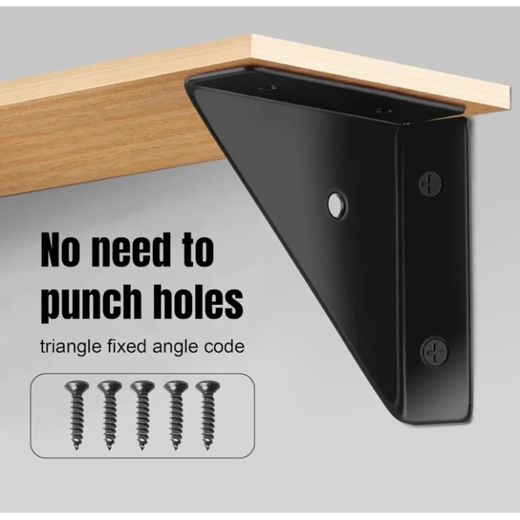 4/8/12/16pcs Angle Corner Brackets Fasteners Heavy Protector Right Triangular Angle Corner Stand Supporting Cabinet Furniture