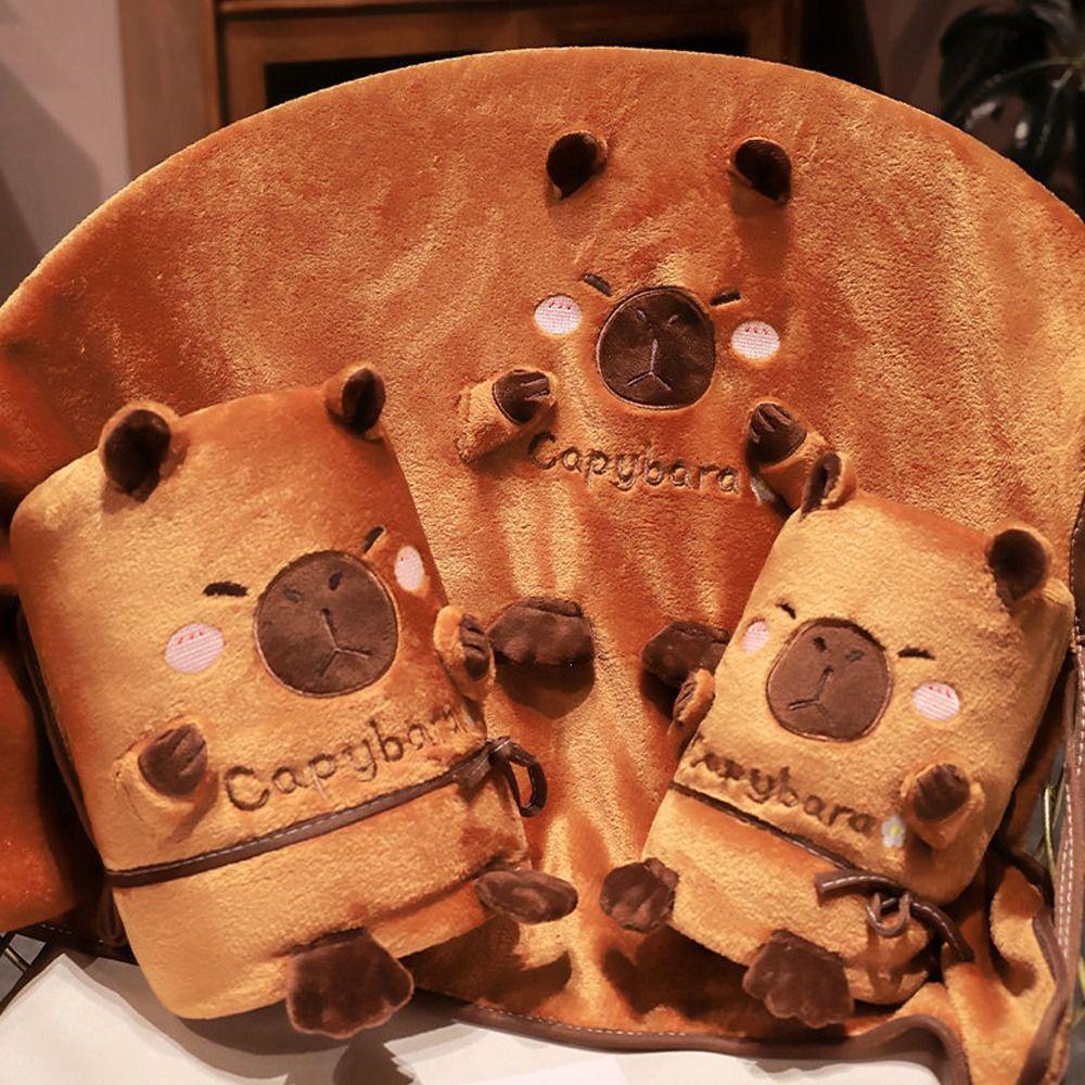 Spring Summer Soft Warm Blankets Breathable Couch Sofa Blankets Fashion Capybara Blanket
