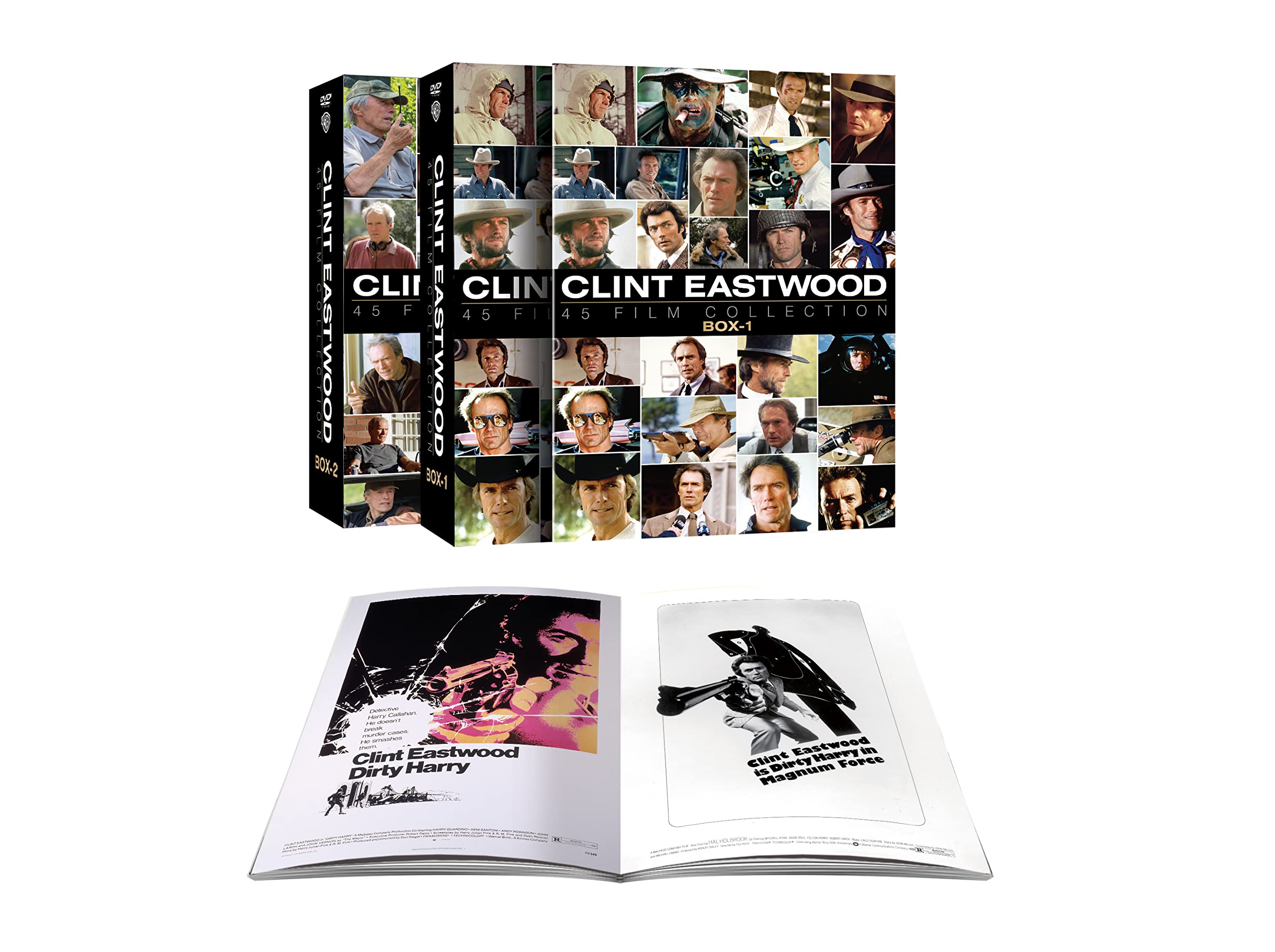 

Warner 100th Anniversary Clint Eastwood Collection poster book (Ограниченный выпуск) Братаны. 45-Фильм (51 discs/special included) [Блю рей]