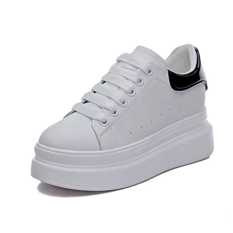 Trend Sunday Autumn New Single Shoes Platform Height Increase Leisure Sports Little White Shoes Student Shoes