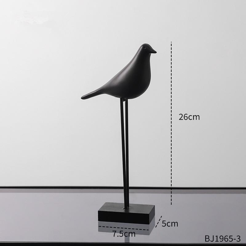 

Resin Bird Statue Handicrafts Decoration Artificial Coloring Nordic Bird Decoration Home Decoration Office Desktop Sculpture 1