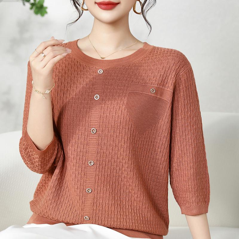 QingHe Cashmere Women's 30% Cashmere Sweater - Soft & Warm Wool Blend Pullover