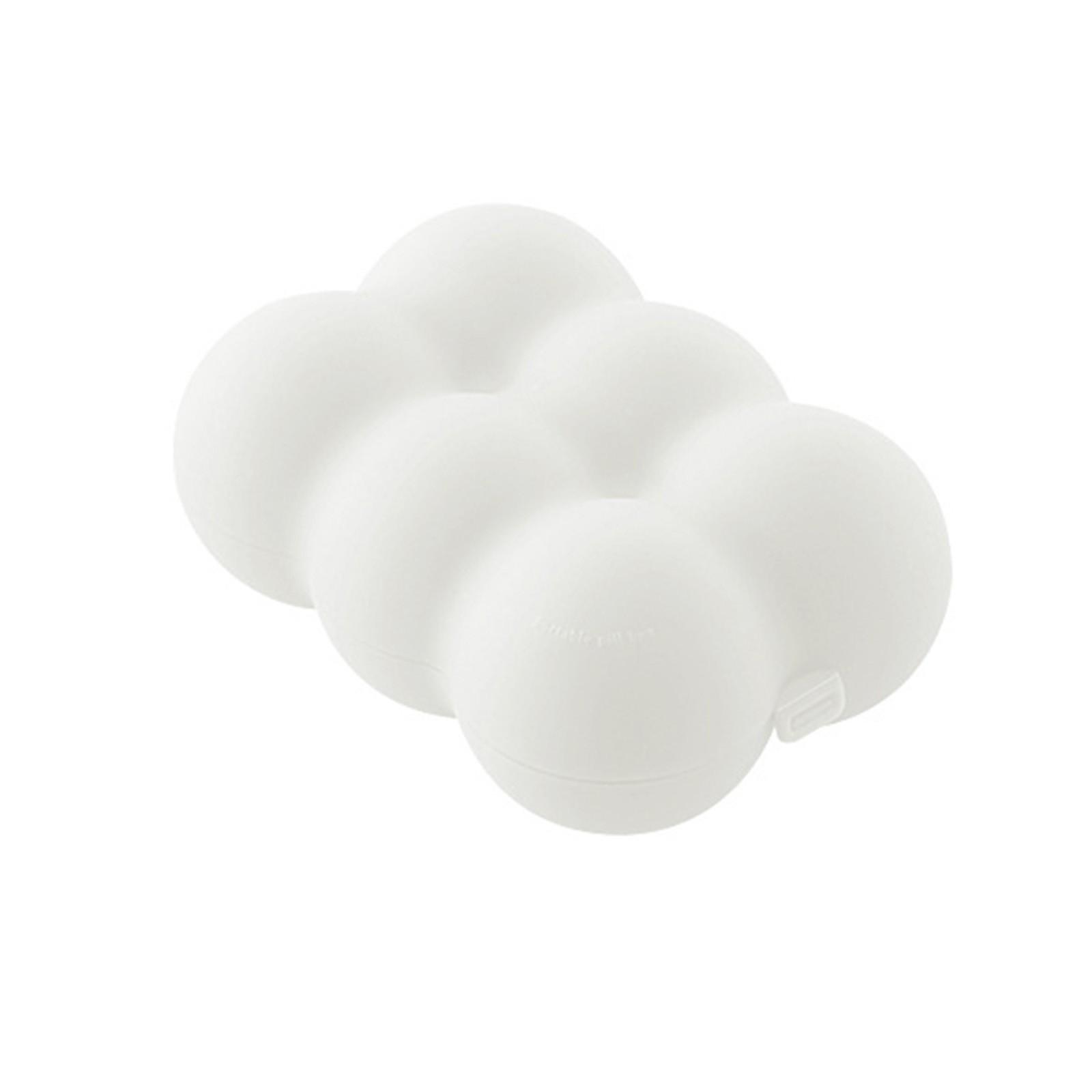 

Портативный контейнер для хранения таблеток на 6 ячеек, Большая вместимость, Забавный дорожный компактный герметичный контейнер One Size белый