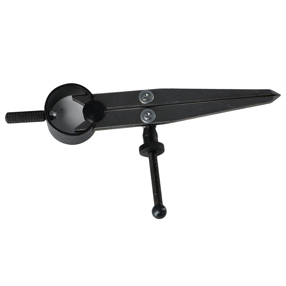 Adjustment Draw a Circle Arc Art Quick Nut Steel Divider Wing Creaser Scribing Tool Leather Compass