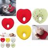 Baby Kids Soft Memory Foam Pillow With Heart Shape Prevents Flat Head And Supports Neck For Infants And Toddlers