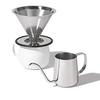 Pearl Metal Coffee Drip Pot, 235ml, 18-8 Stainless Steel, Made In Japan, Tsubame-no-Takumi, HB-8394