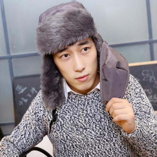 Winter Fur Hats Outdoor Windproof Thick Warm Winter Snow Women Cap Face Mask Men's Cycling Hat Caps GWYNIL1319a