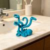 Oktopus-Tentakel Zahnbürstenhalter 3D-gedruckt Küsten-Ozean-inspiriertes Badezimmer-Organizer Nautischer Meeresbewohner Zahnbürstenständer für Arbeitsplatte