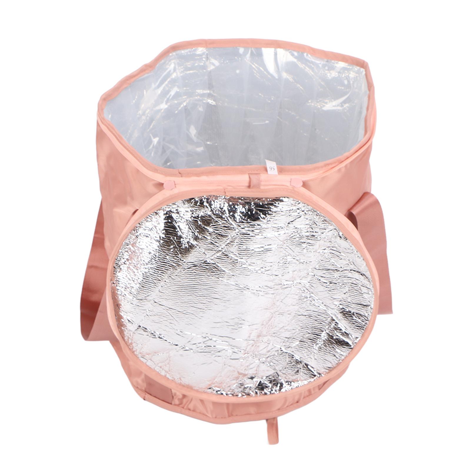 Ванна для ног портативная дорожная термоизоляционная многофункциональная складная ведро для замачивания ног с крышкой