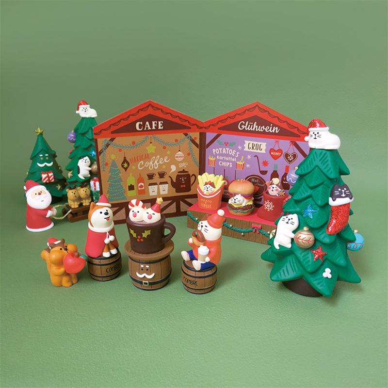Creative Japanese INS ZAKKA Resin Crafts: Cute Christmas Ornaments & Gifts
