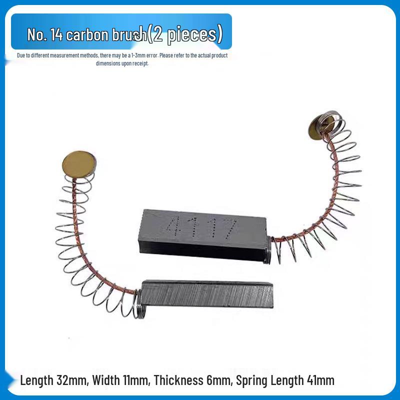 Jieba Chaobao BF501 Universal Vacuum Cleaner Motor Carbon Brush, Wear-Resistant Accessory for All Models